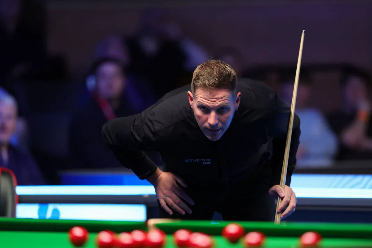 Northern Ireland Open competitor during a first-round match