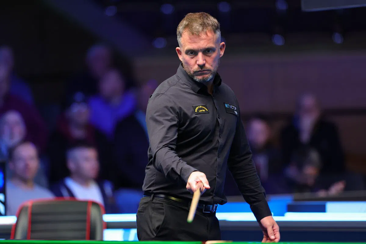 First-round snooker action at the 2026 Northern Ireland Open