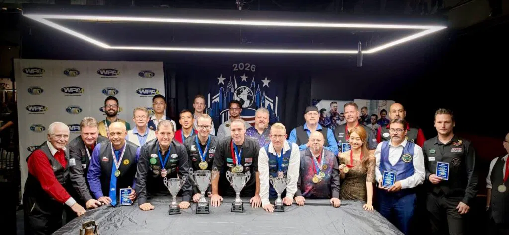Players from six continents gather at the 2026 WPA Artistic Pool and Freestyle World Championships