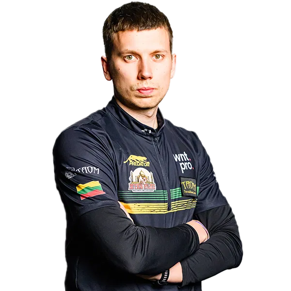 Pijus Labutis, nineball player from Lithuania