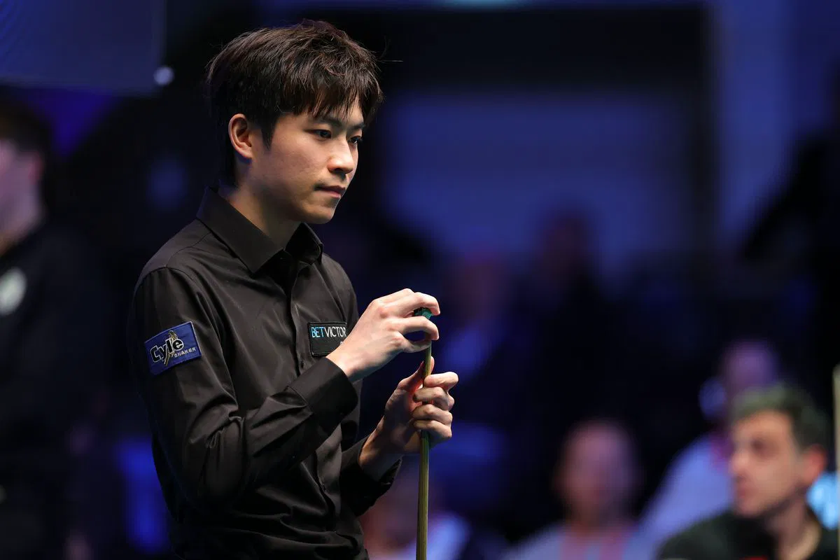 Ka Wai Cheung after his career-best victory over Ronnie O'Sullivan